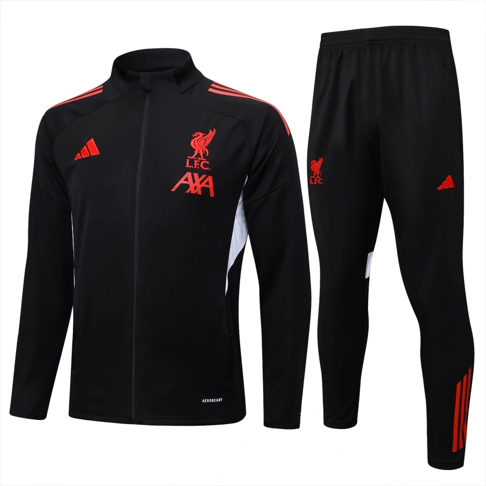 Liverpool Training Kit (jacket+Pants) Black 2025-26