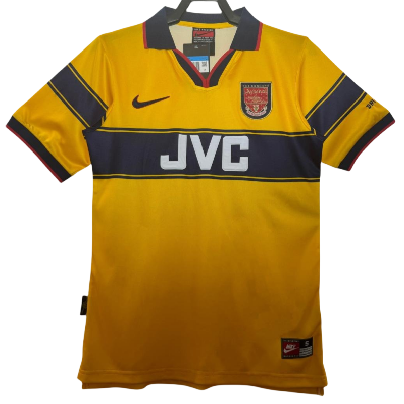 Arsenal Retro  Away Football Shirt 1997-1999