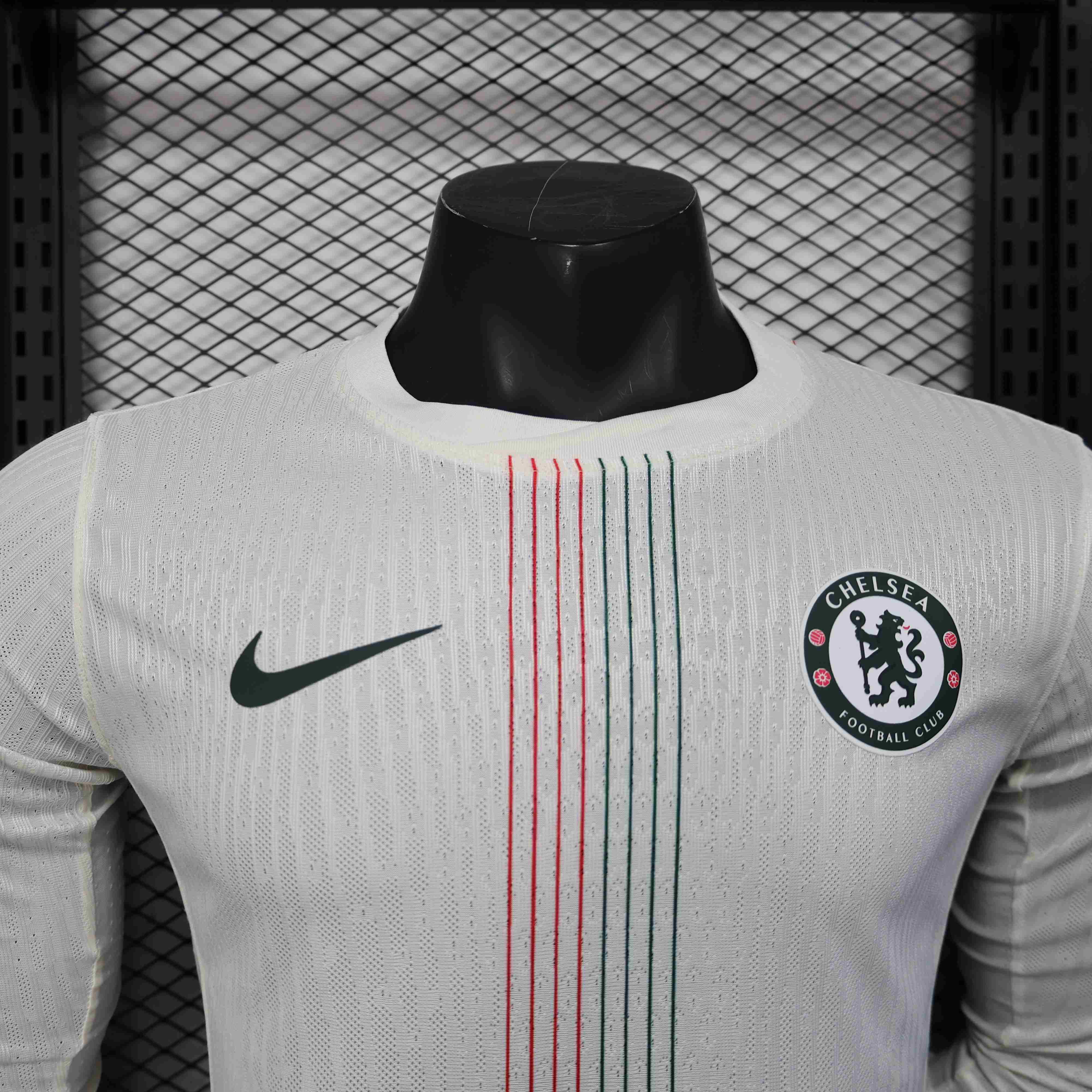 Chelsea Away Shirt Football Jersey Long Sleeve Player Version 25-26