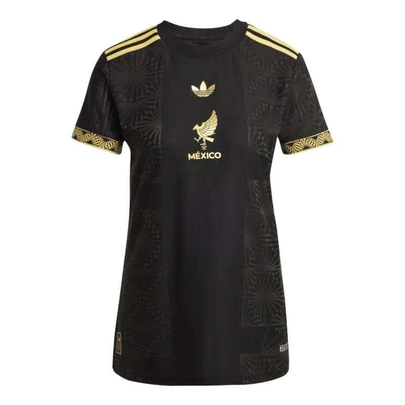 Adidas Women Mexico Third Jersey Kit Gold Cup 2025