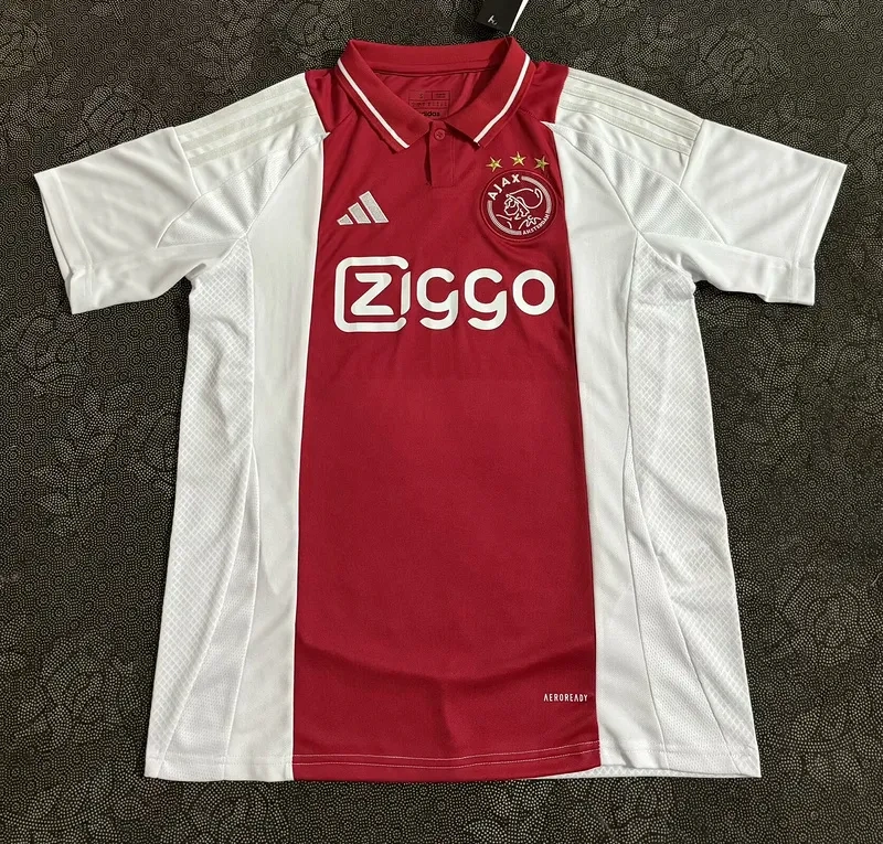 24-25 Ajax Home Soccer Jersey Fan Version