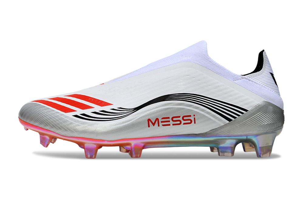 MESSI# F50 detachable tongue SG lace up Football Shoes