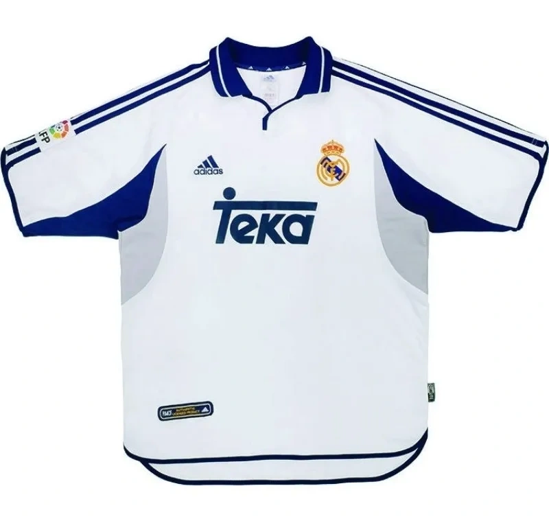 Real Madrid Retro Jersey Home Shirt 2000-01