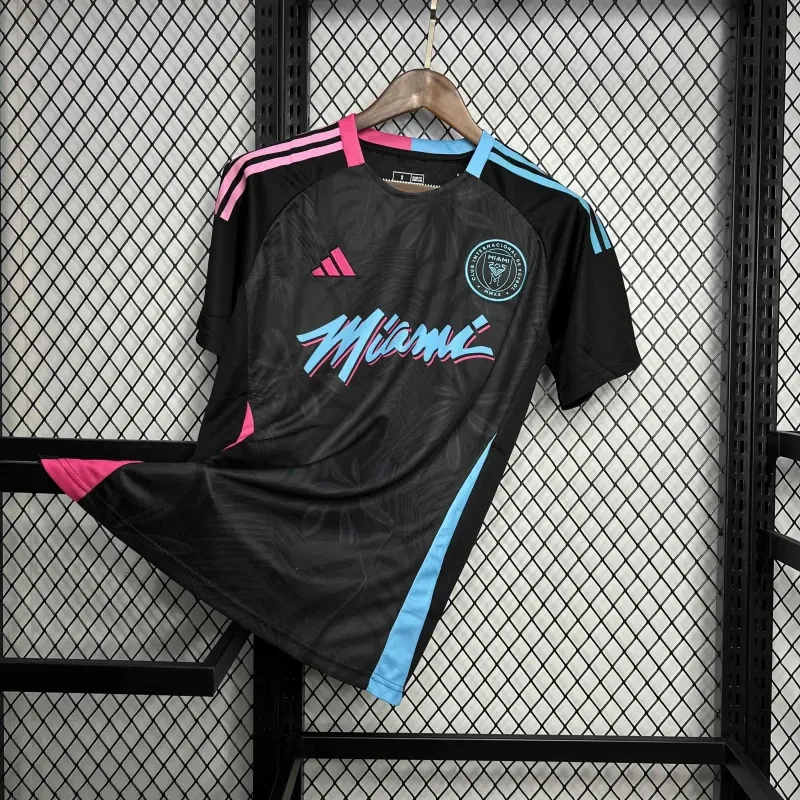 24-25 Inter Miami Special Edition Black Kit Soccer Uniform Jersey