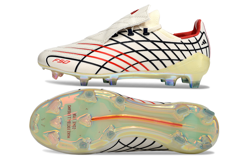 F50 detachable tongue SG lace up Football Shoes