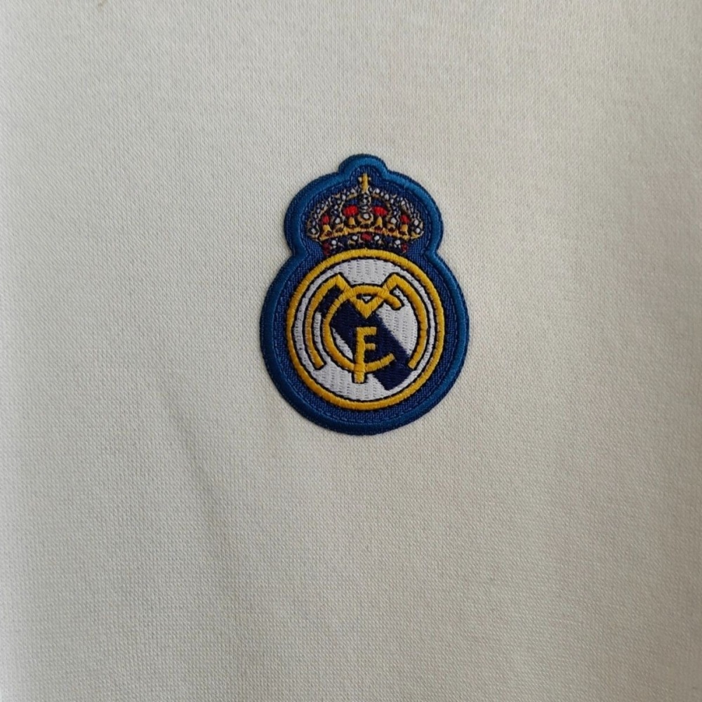 2026 Real Madrid Embroidered Velvet Hoodie Retro Casual Trendy Hoodie