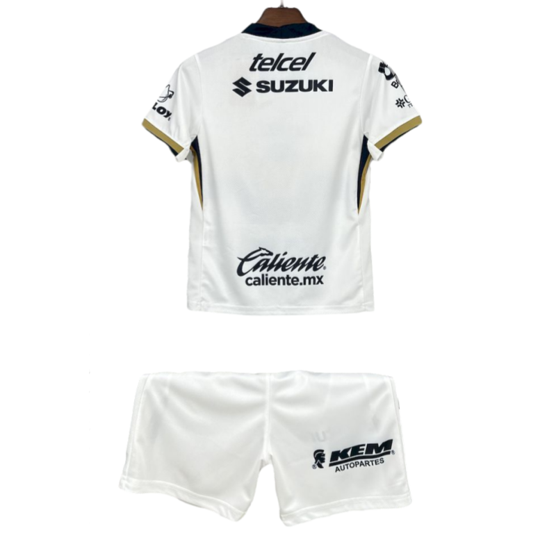 Pumas UNAM Soccer jersey Home Kids kit 2025-26