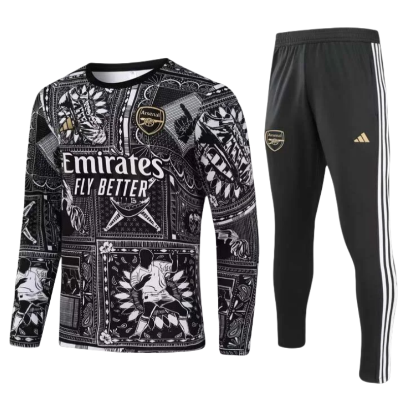 Arsenal Training Wear Black Football Shirt  2023