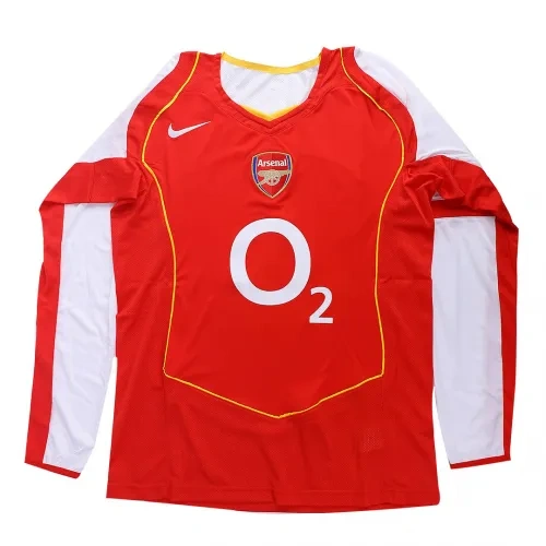 04-05 Arsenal Retro Home Long Sleeve Jersey