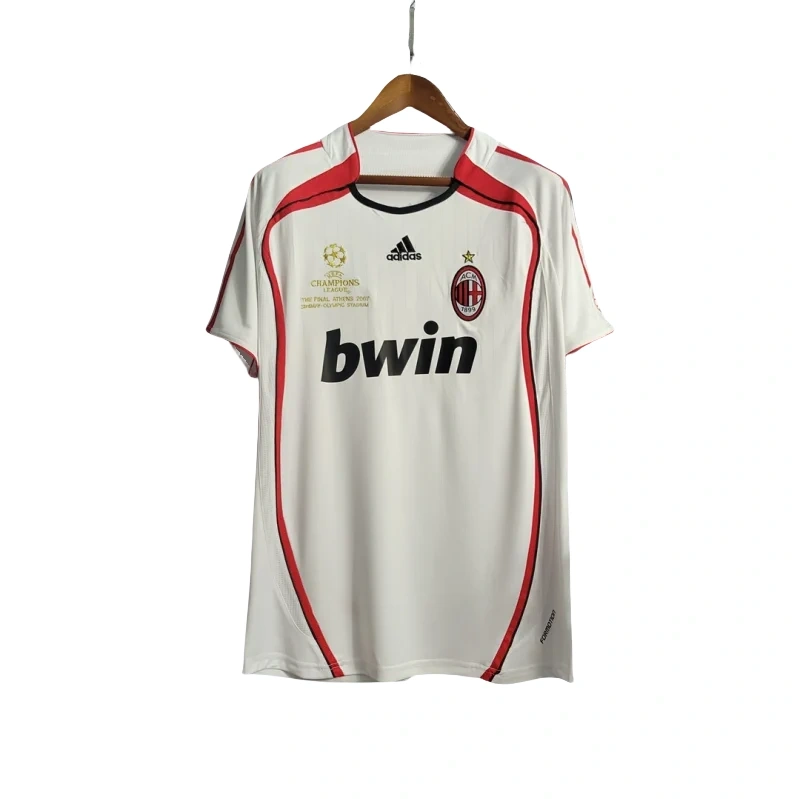 2006-07 AC Milan Ronaldo #99 Kakà #22 Maldini #3 Pirlo #21 UCL Final Retro Jersey Away Replica