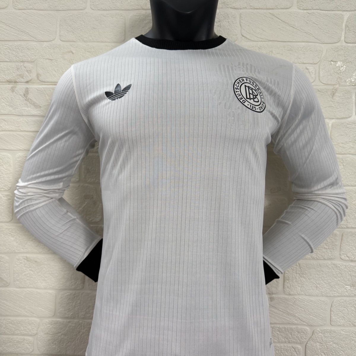 Germany 125th Anniversary Special Edition Long Sleeves Football Jersey White 2025/2026 Player Edition