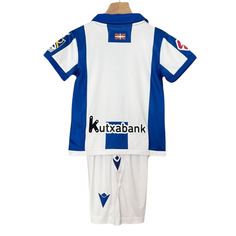 Real Sociedad Home Kids Kit Jersey+Shorts 2024-25