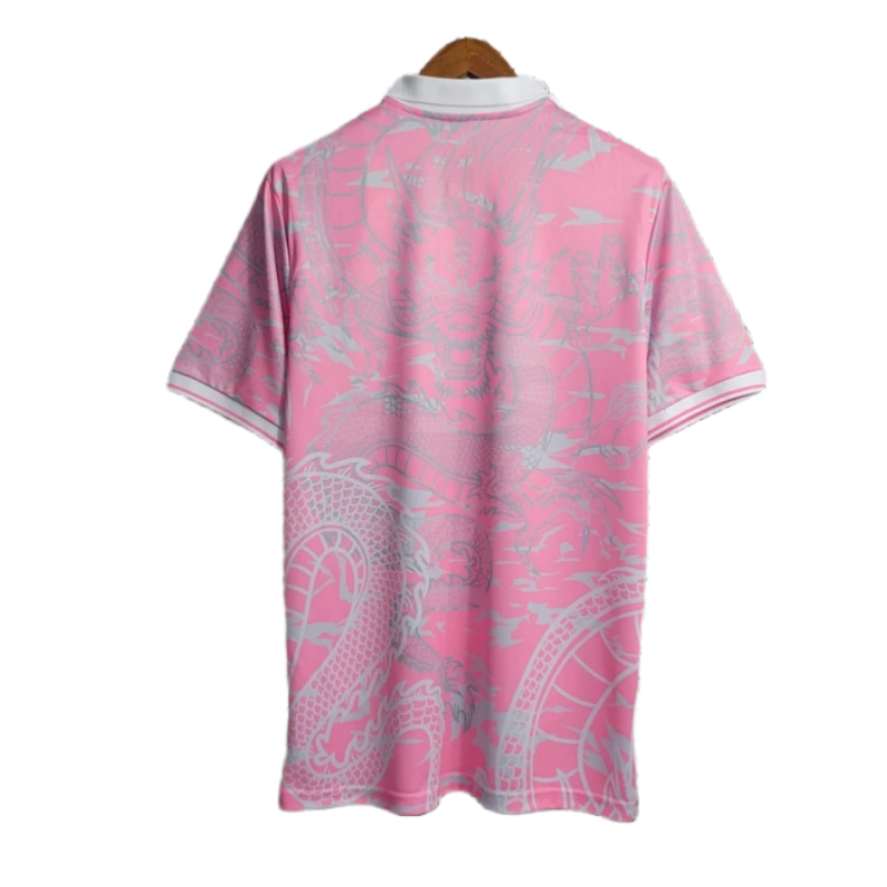 23-24 Real Madrid Chinese Dragon Pink Football Shirt