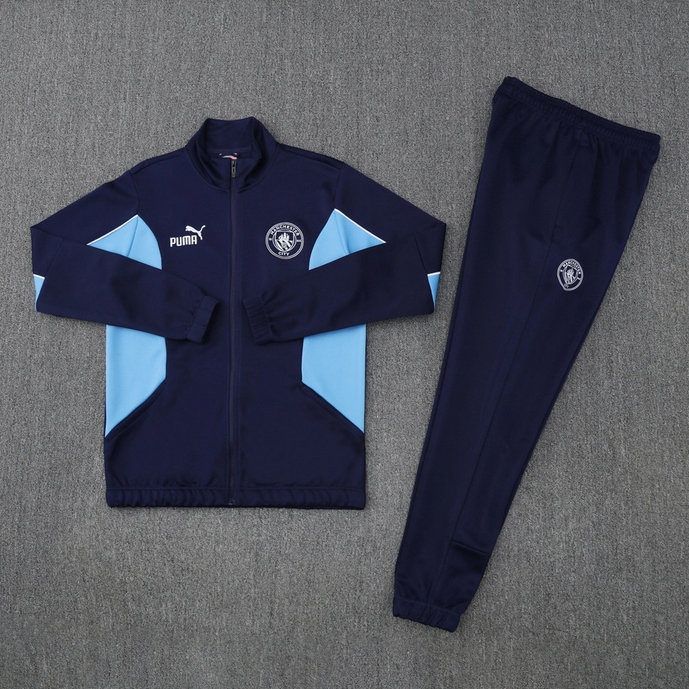 Manchester City Training Kit (jacket+Pants) Royal blue 2025-26