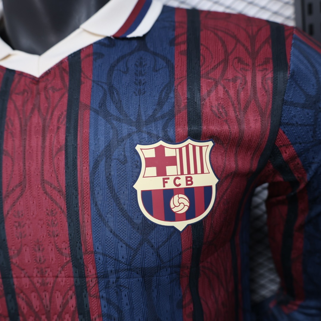 Barcelona Special Edition Shirt Football Jersey Long Sleeve 25-26