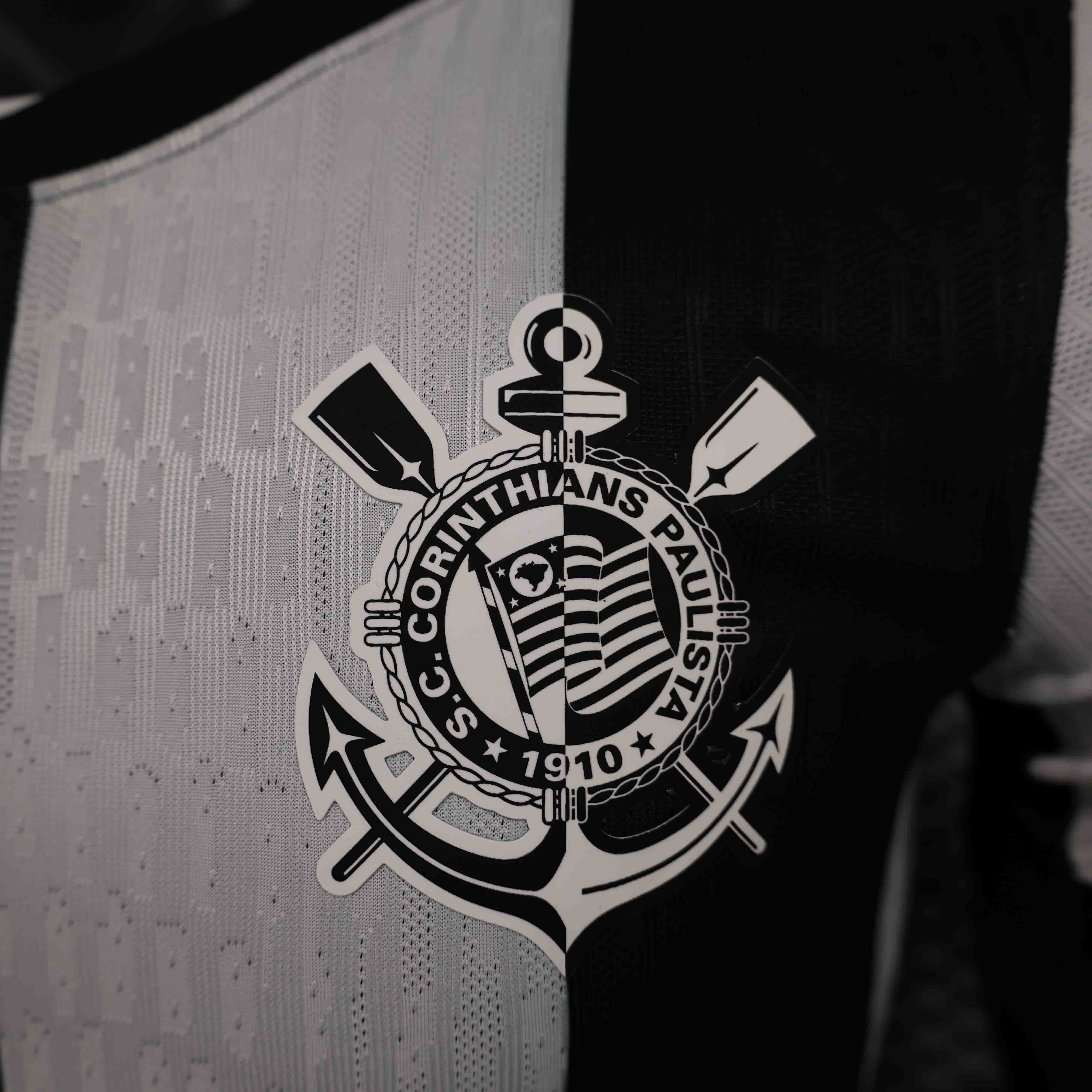 Corinthians Third Away Shirt Football Jersey Player Version 24-25