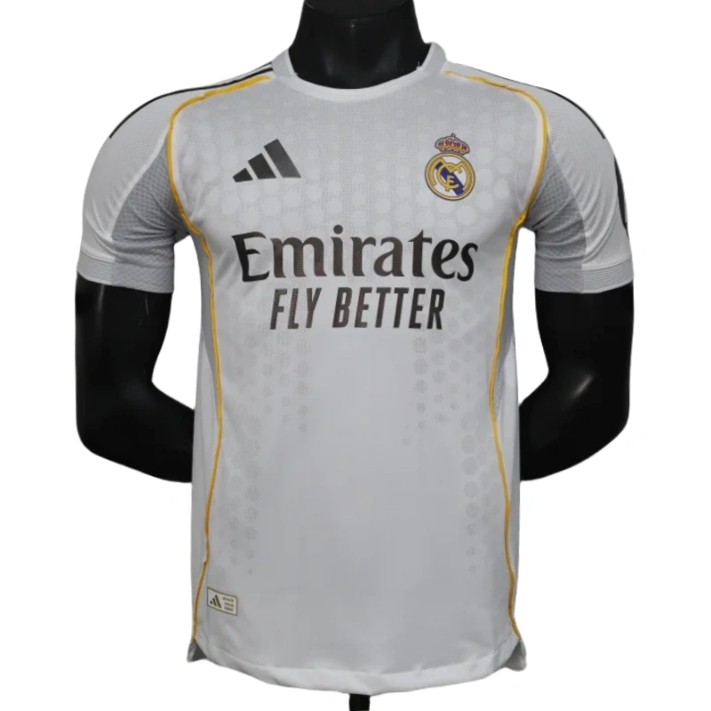2025-26 Real Madrid Home Soccer Jersey Player Version Shirt
