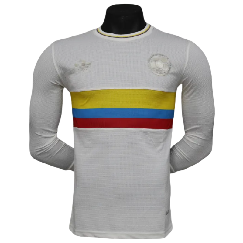 Colombia Nation 24-25 100th Anniversary Player Version Long sleeve Jersey Soccer Shirt