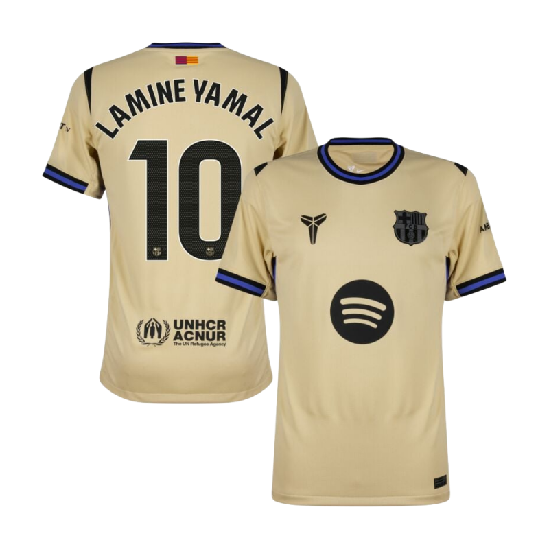 Barcelona Away football Jersey 2025-26  Fan version