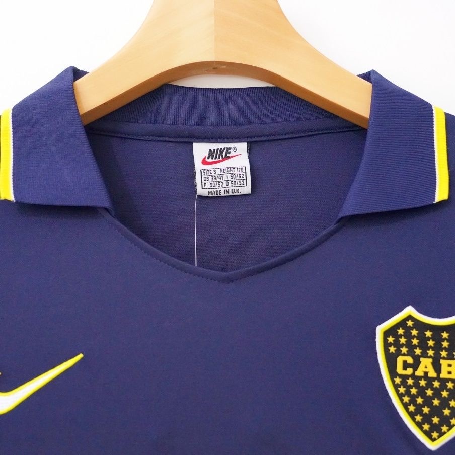 1996-97 Boca Juniors #10 Riquelme Home Retro football jersey