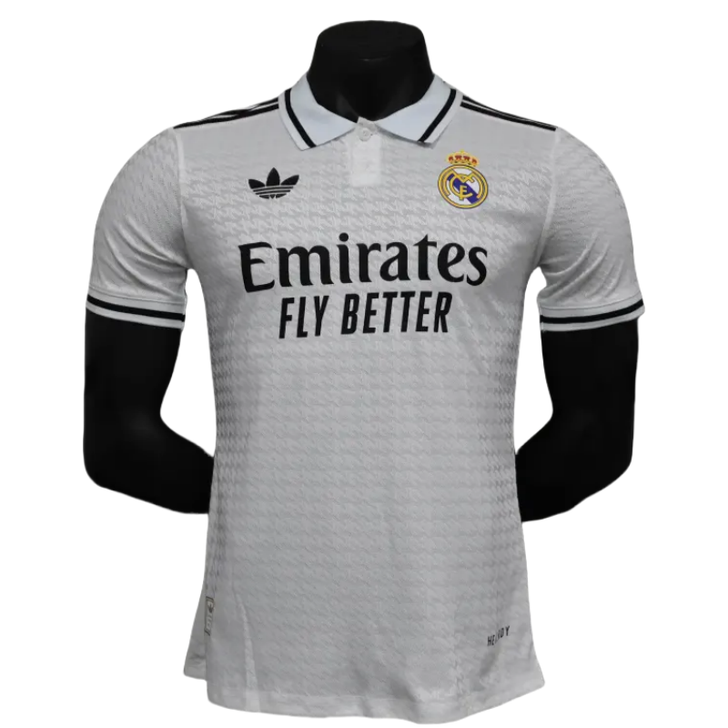 Real Madrid 24-25 Home Player Edition White POLO Shirt