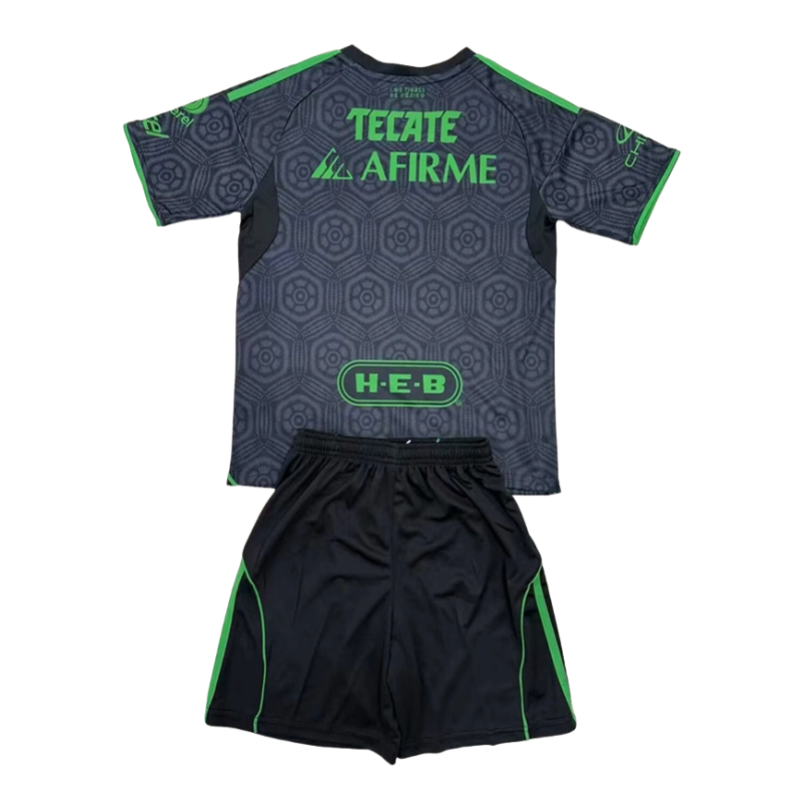 Tigres UANL Third Away Kids Soccer Jersey Kit 2025-26 Fan version