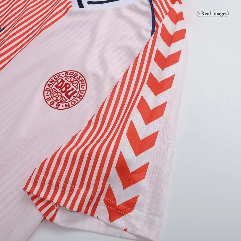 Denmark 1986 Retro Jersey Away