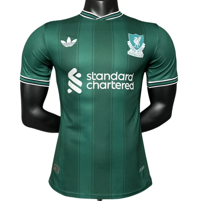 2025-26 Liverpool Green Player Edition Football Jersey