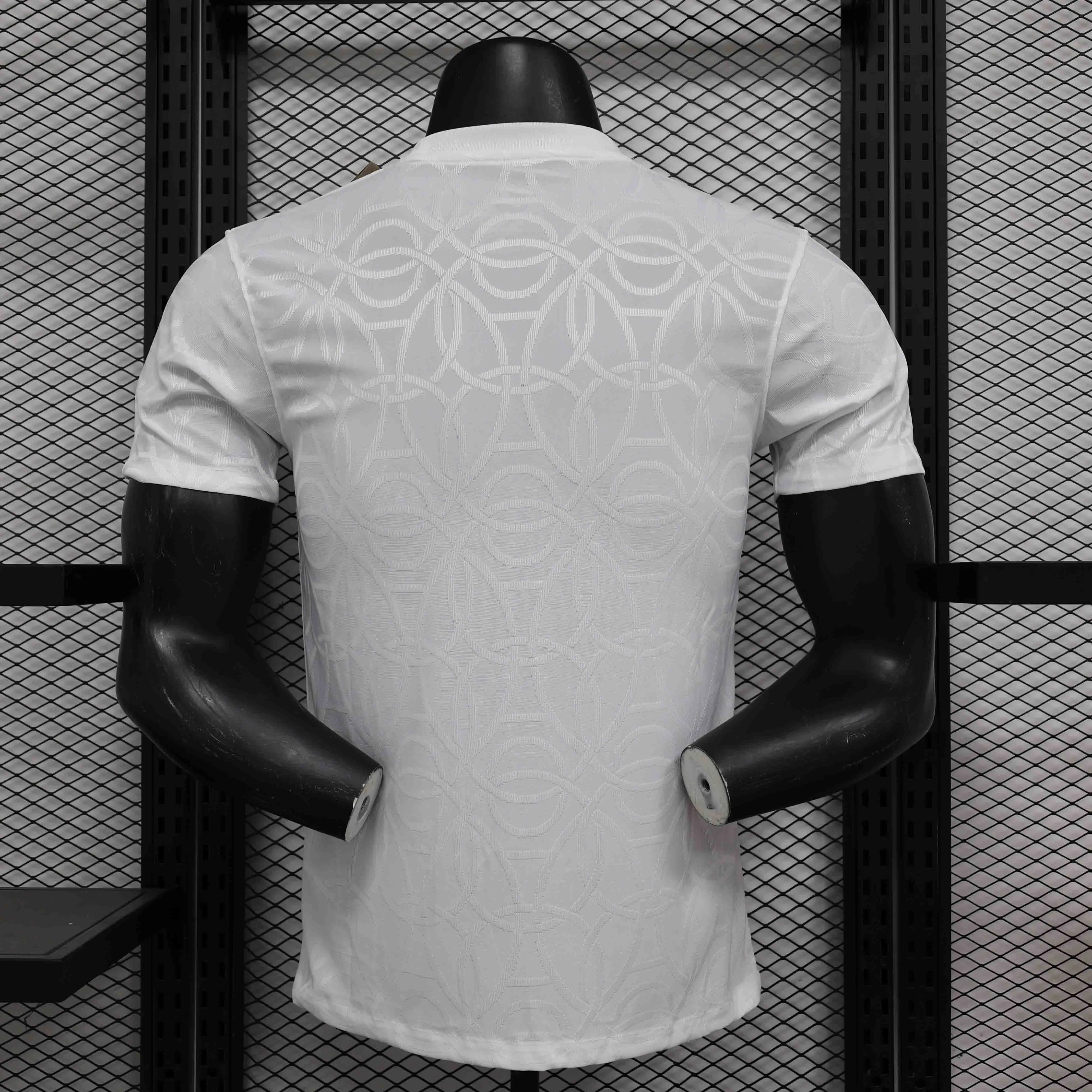 25-26 PSG Player Version Academy Pro Pre-Match White Jersey Customized team emblem stars