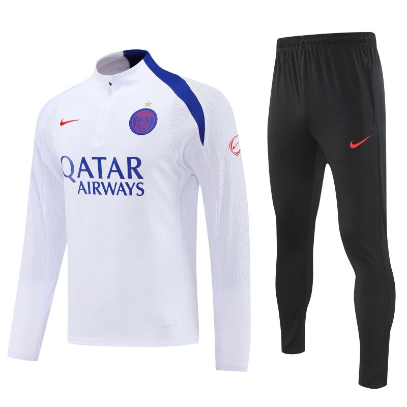 25-26 PSG Training Kit (Sweatshirt+Pants) white
