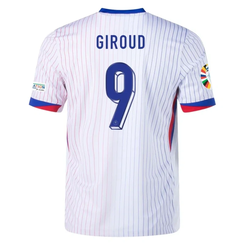 France Away Jersey Euro 2024 MBAPPE #10 GIROUD #9 GRIEZMANN #7 Soccer Apparel