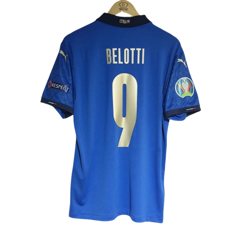 2020-21 Italian national team home jersey retro version European Cup