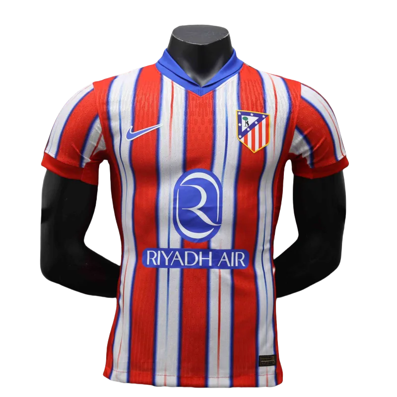 24-25 Atletico Madrid Home Soccer Jersey Player Edition