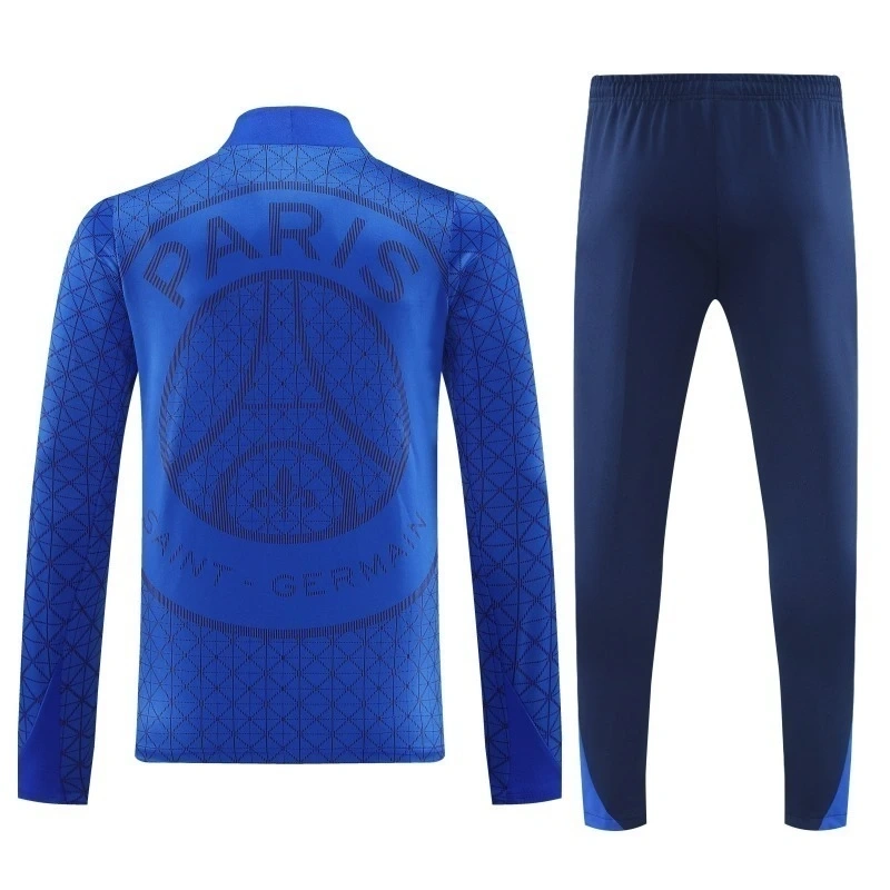 25-26 PSG Training Kit (Sweatshirt+Pants) Blue