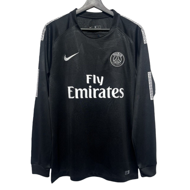 17-18 PSG Retro jersey Third Away Long Sleeve Soccer Shirt Fan version