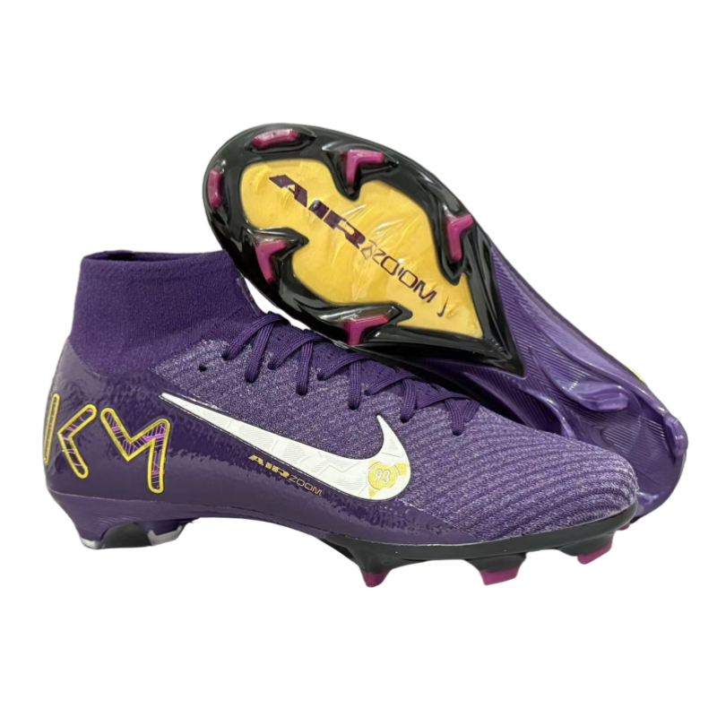 Assassin's 16th generation high top with built-in full air cushion waterproof knitted FG Football shoes