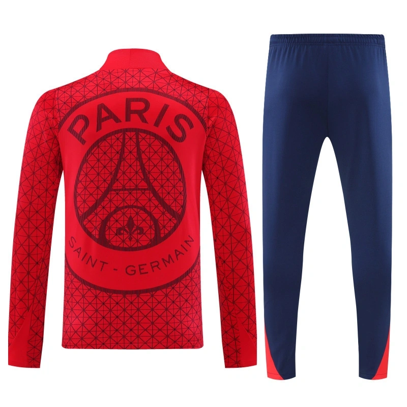 25-26 PSG Training Kit (sweatshirt+Pants) Red