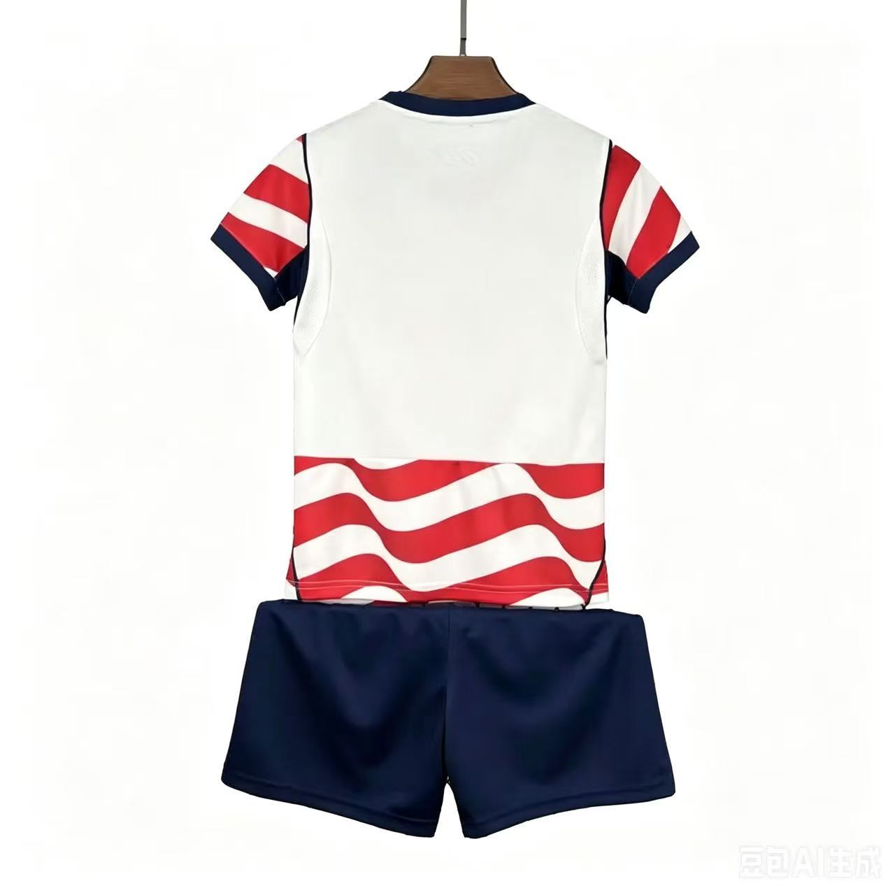 2026 World Cup USA Home Children's Football Shirt Set Fan Edition
