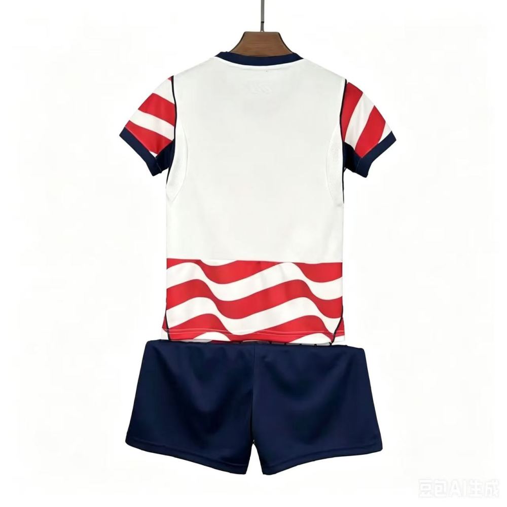 2026 World Cup USA Home Children's Football Shirt Set Fan Edition