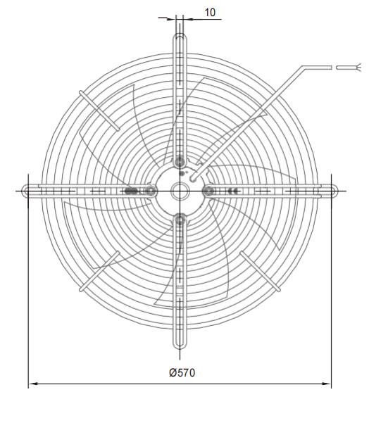 AC Axial Fans Φ500