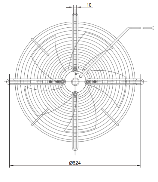AC Axial Fans Φ550