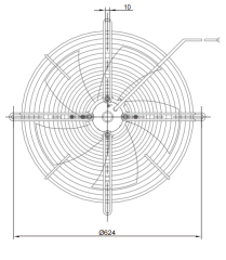 AC Axial Fans Φ550