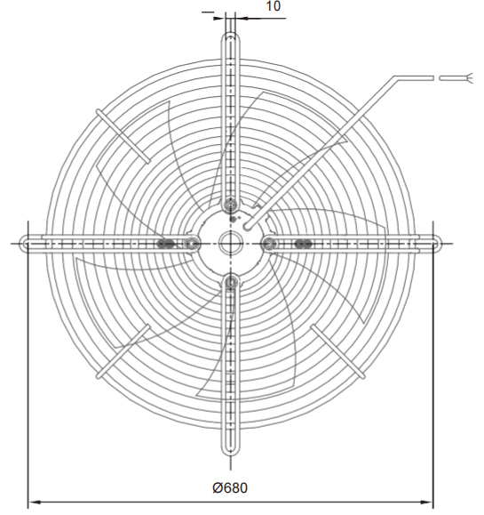 AC Axial Fans Φ600