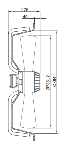 AC Axial Fans  Φ800