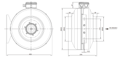 AC DUCT FANS  Φ305