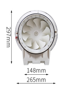 Silent duct fan  Φ200