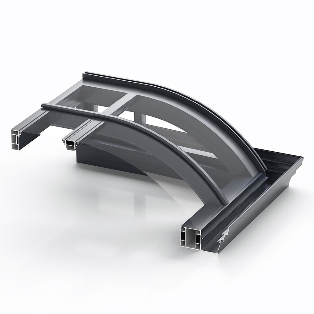 Fluid Dynamics Curved Arch Aluminum Window Sunroom,Juheintl,Piaget Series Fluid Dynamics Curved Arch Sun-room | 6m Seamless
