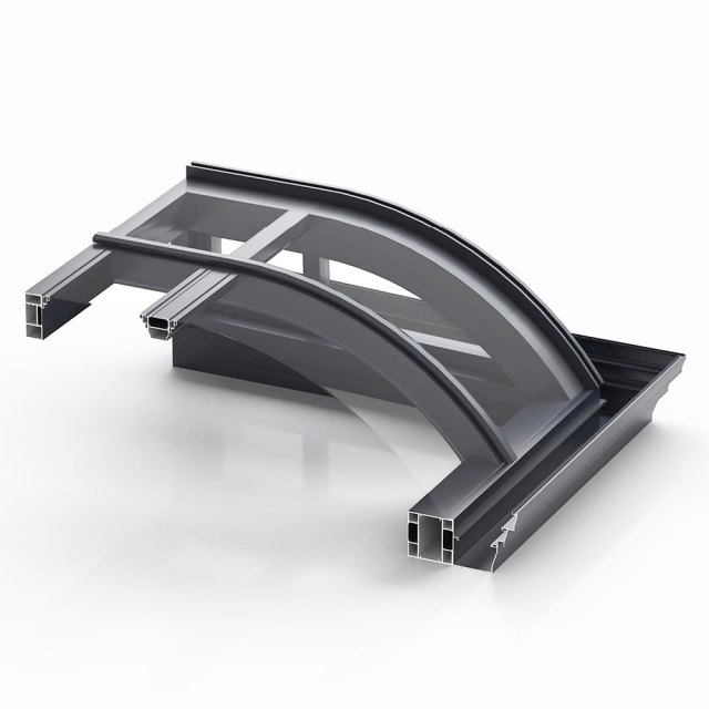 Fluid Dynamics Curved Arch Aluminum Window Sunroom,Juheintl,Piaget Series Fluid Dynamics Curved Arch Sun-room | 6m Seamless