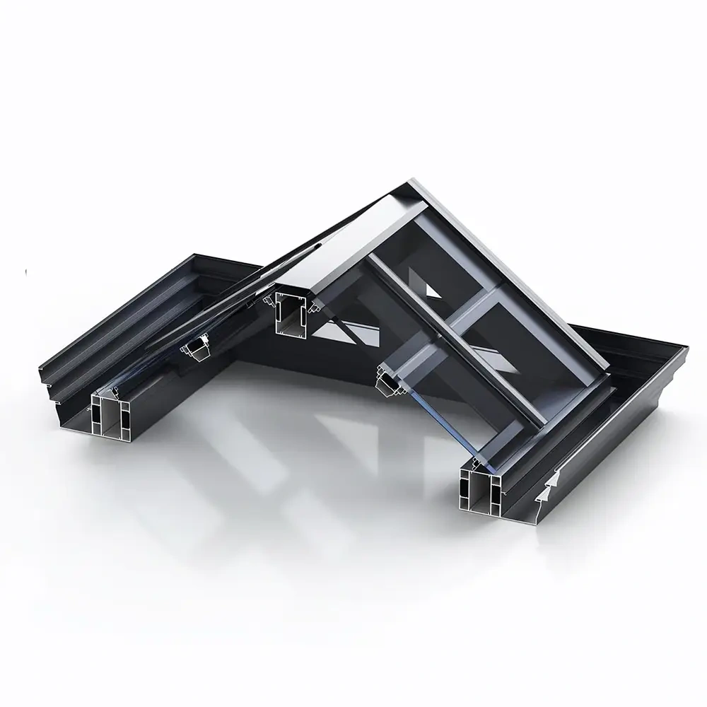 Marquis Series | Dual‑Incline A‑Frame Sunroom,Juheintl,Marquis Dual‑Incline Sunroom | 45° Golden Triangle | Wind Resistance Level 12