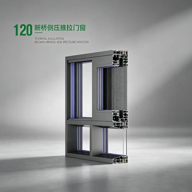 Serie de ventanas // Ventana corredera de presión lateral Zenith Serie 130 | Juheintl